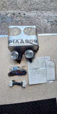 PIAA 959 Fog Lights Unused Long Storage Item No Brackets or Screws Japan #OS0015 - Image 1 of 4