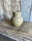 Vintage French Stoneware Mustard Pot
