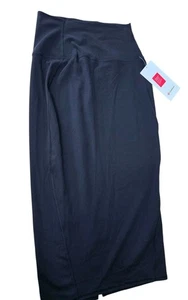 NEW Lululemon Nulu Black Slim-Fit High-Rise Stretch Pencil Bodycon Midi Skirt 4 - Picture 1 of 8