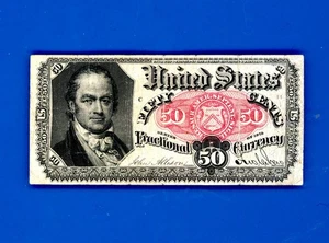 1875 50C Fifth Issue Fractional currency Note Fr.1381 - Picture 1 of 2