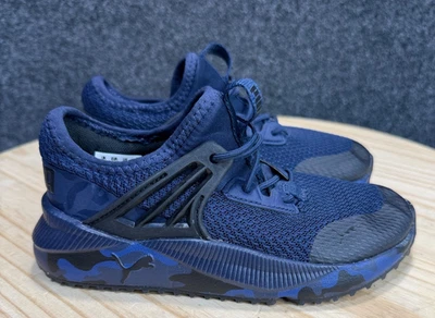 Tênis Puma Boys Pacer Future com sola camuflada azul marinho tamanho 12c slip-on VEJA NOTAS!! - Imagem 1 de 4