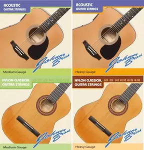 Johnny Brook High Quality Acoustic Classical Guitar Strings String Pack Of 6 - Picture 1 of 5