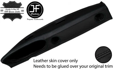 CUBIERTA DE CUERO PARA SALPICADERO CON COSTURAS NEGRAS PARA JENSEN HEALEY 1972-1975 Foto 1 de 2