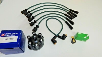 Nuevo rotor de tapa de distribuidor y cables verdes para TR6 TR250 1968-1976  Foto 1 de 3