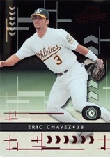 Eric Chavez Absolute Memorabilia 2001 Baseball Card #81