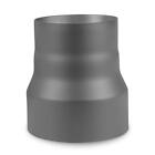 Ofenrohr Reduzierung 180 auf 150 mm Rauchrohr Kaminrohr Abgasrohr grau schwarz