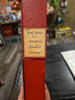 Burl Ives, Americas Musical Heritage, 6 Album Set Includes Sing-a-long Book, UNT - Image 1 of 4