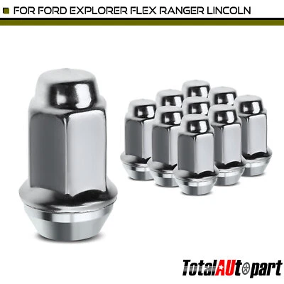 Tuerca de rueda delantera o trasera nueva 10 piezas para Ford Explorer 1991-2019 Dodge Chrysler Foto 1 de 4