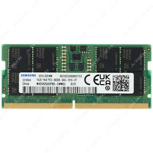 Samsung 16GB DDR5 5600 MHz PC5-44800 SODIMM Laptop Memory RAM (M425R2GA3PB0-CWM) - Picture 1 of 2