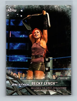 2017 Topps WWE Women's Division - Matches and Moments WWE #WWE-5 Becky Lynch - Image 1 of 2