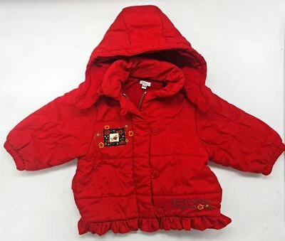 Мягкая оригинальная детская дизайнерская куртка с капюшоном от Catimini размер 18 М 80 - Изображение 1 из 2