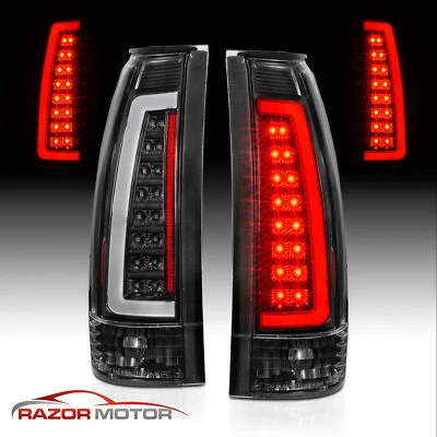 88-99 C-Bar LED Black Taillight Set for Chevy/GMC C10 C/K Silverado Tahoe Sierra - Image 1 of 4