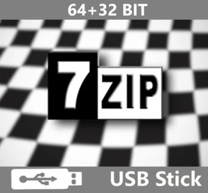 7ZIP ENTPACKEN, PACKEN, KOMPREMIEREN, ARCHIVIEREN, ZIP, RAR, TAR, ALS USB STICK! - Bild 1 von 1