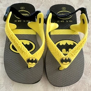 Havainas Baby Thongs Batman Size 21 - Picture 1 of 4