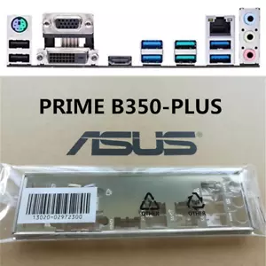 1PCS BACKPLATE IO I/O SHIELD FOR ASUS PRIME B350-PLUS MOTHERBOARD - Picture 1 of 1
