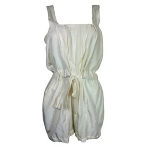 Supertrash 100% Silk Cream/Ivory Playsuit size Small - Picture 1 of 6