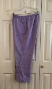 REDUCED - Womens Lavender CHIC Cotton Pull-On Pants Size 18WP - Picture 1 of 3