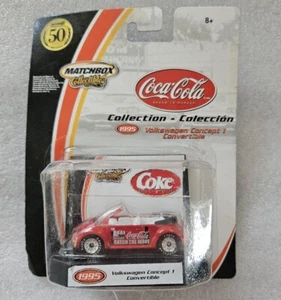 SEALED Matchbox Collectibles Coca Cola 1995 Volkswagen Convertible 50th Annivers - Picture 1 of 4