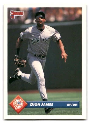 Dion James 1993 Donruss Baseball #735 New York Yankees - Image 1 of 2