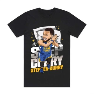 CUSTOM T SHIRT STEPH CURRY NBA BASKETBALL HIP HOP R&B VINTAGE TEE ARTIST POP - Picture 1 of 3