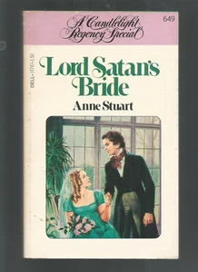 ANNE STUART -PB (CANDLELIGHT REGENCY SPEC.) LORD SATAN'S BRIDE -1981 - Imagen 1 de 5
