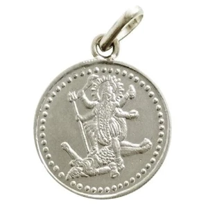 Medallón Shri Maha Kali Yantra | Colgante en plata pura para hombres y mujeres - Imagen 1 de 2