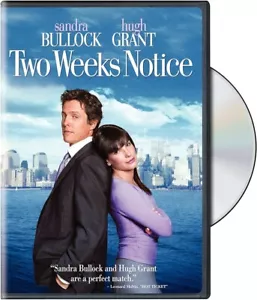 Two Weeks Notice - *Full or Widescreen Edition Sandra Bullock Hugh Grant DVD - Picture 1 of 1
