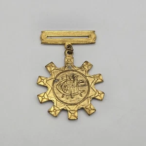 Vintage Ornate Royal Medal Ten Point Star Malta Crosses Pin Brooch - Picture 1 of 5