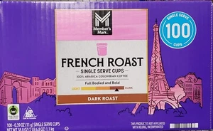 Member's Mark French Dark Roast Coffee, Single-Serve Cups (100 ct.) EXP 9/26 - Picture 1 of 3