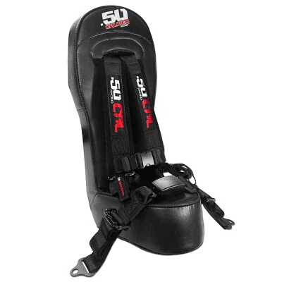 RZR Bump Seat & Black Harness w/Auto Buckle Polaris XP 1000 Turbo S 900/1000 - Image 1 of 4