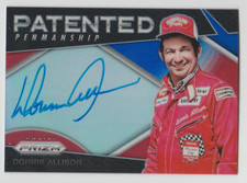 DONNIE ALLISON 2018 Prizm "Patented Penmanship" Autograph SP RC CARD AUTO #95/99