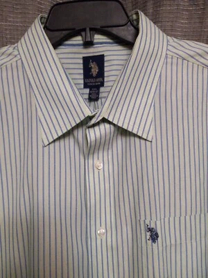 Camisa de trabajo de vestido con botones talla xxL polo de Estados Unidos para hombre  Foto 1 de 4