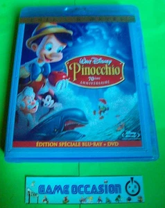 PINOCCHIO / WALT DISNEY / DVD + BLU-RAY VIDEO PAL ÉDITION SPÉCIALE - Imagen 1 de 1