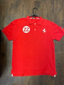 Ferrari Men Polo "Phil Hill" 22 Vintage (Large) - Picture 1 of 5