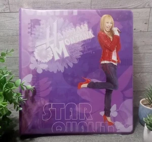 Vtg 2000's Hannah Montana Star Quality 3 Ring Binder Set w/Paper Dividers - Picture 1 of 8