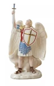 Lenox Heiliger Michael der Erzengel Figur Beschützer Schwert Flügel NEU - Bild 1 von 5