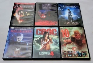19 Horror Movie Lot: Hellraiser, Orphanage, Bats, Shutter, Croc, Maneater... DVD - Imagen 1 de 9