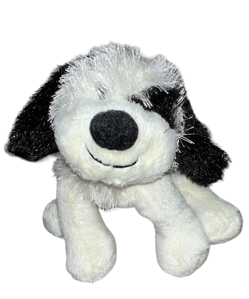 Ganz Webkinz Lil Kinz Black & White Cheeky Dog HS192 Stuffed Animal Toy NO CODE - Image 1 of 1