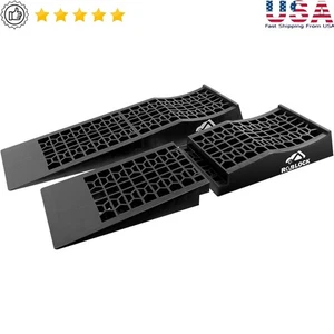 Detachable Low Profile Car Ramps Heavy Duty Vehicle Lift 20000LBS Anti-Slip New - Picture 1 of 7
