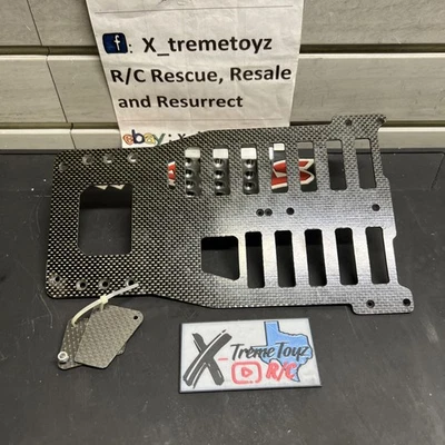 1/10 Graphite Team Associated RC-10l RC10L Fibra de Carbono Chasis Pan Car Nascar Foto 1 de 4