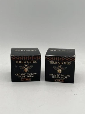 Bálsamo de miel de sebo orgánico X2 Terra Lotus cítrico 2 oz Foto 1 de 3