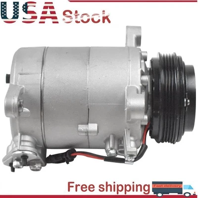 A/C Compressor w/ 4-Groove fits GMC Yukon Cadillac Escalade ESV Chevy Suburban - Image 1 of 4
