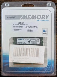 Crucial 8GB Kit 2x4 GB DDR3-1600 MHz SO DIMM RAM Modules - Bild 1 von 5