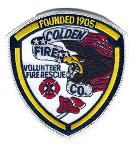 *RARE* Colden (Erie County) NY New York Volunteer Fire Rescue Co. patch - NEW! - Picture 1 of 1