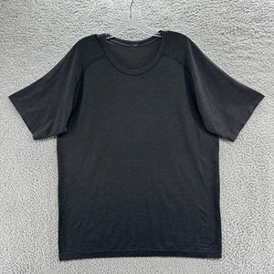 Lululemon Metal Vent Tech Short Sleeve Shirt Mens XXL 2XL Black Athletic Gym - Picture 1 of 12