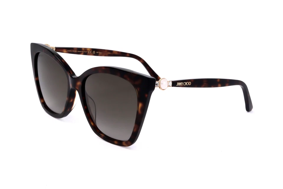 Gafas de sol Jimmy Choo para mujer 56 mm Havana RUA-G-S-086-56 Foto 1 de 1