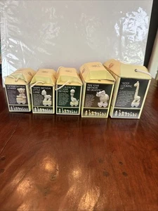 Enesco Precious Moments Birthday Train 5 Pieces For Baby, 1,2,4,6. 1985 w/ Box - Picture 1 of 13