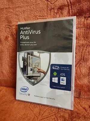 McAfee Antivirus Plus 2015. Protects All Devices. BRAND NEW. - Image 1 of 3