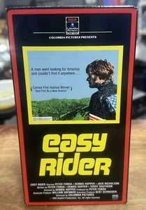 Easy Rider VHS Tape 1987 Hippie 1960's Motorcycle Cult Classic Collectable Movie - Picture 1 of 6