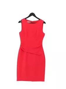 Hobbs Women's Midi Dress UK 10 Red Other with Polyester Bodycon - Picture 1 of 6